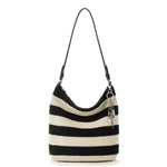The Sak Sequoia Hobo - Hand Crochet - Black Stripe
