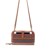 The Sak Iris Smartphone Wallet - Hand Crochet - Sunset Stripe