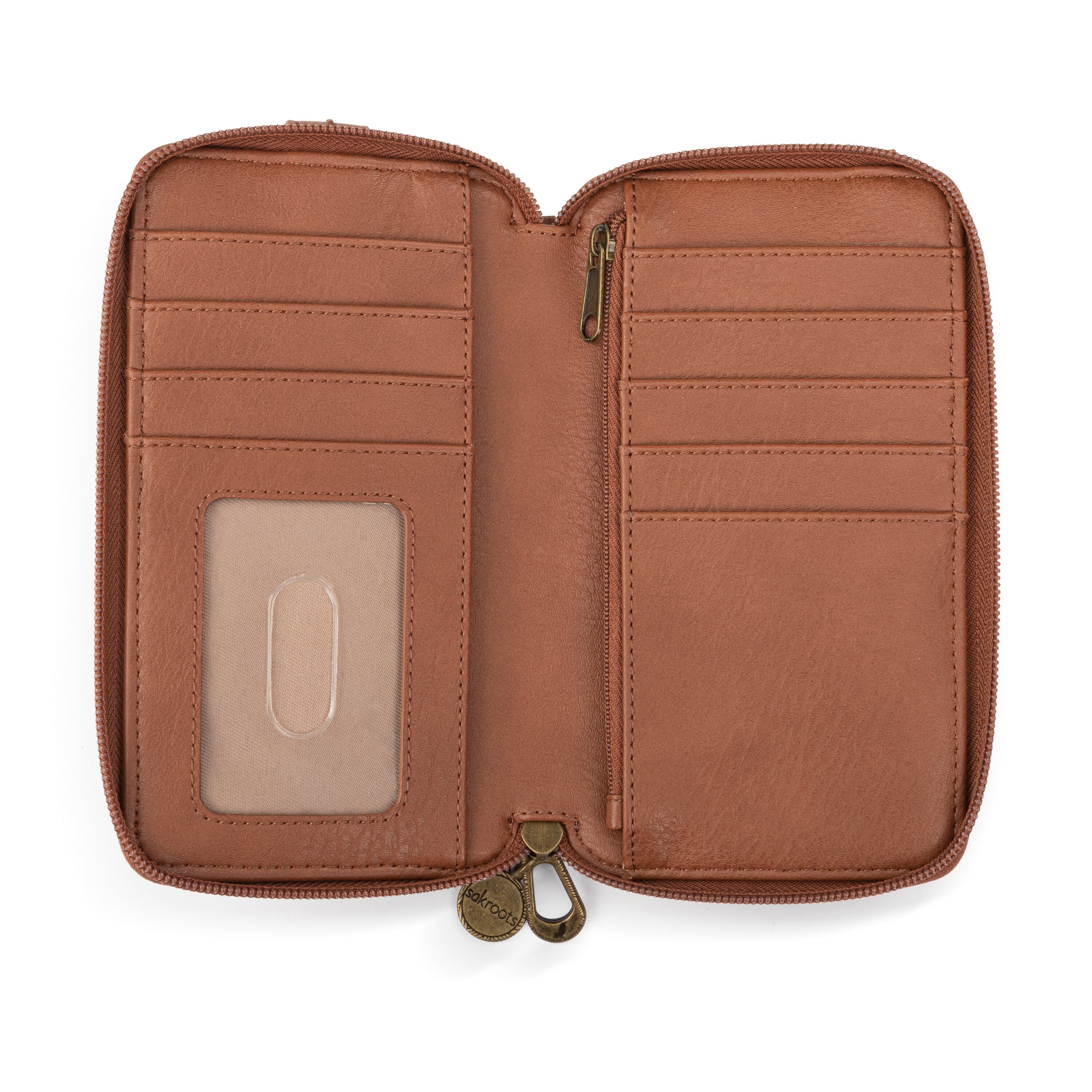 Sakroots Salinas Smartphone Wallet - Straw - Tobacco Batik World Woven
