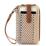 Sakroots Salinas Smartphone Wallet - Straw - Tobacco Batik World Woven