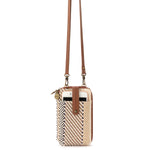 Sakroots Salinas Smartphone Wallet - Straw - Tobacco Batik World Woven