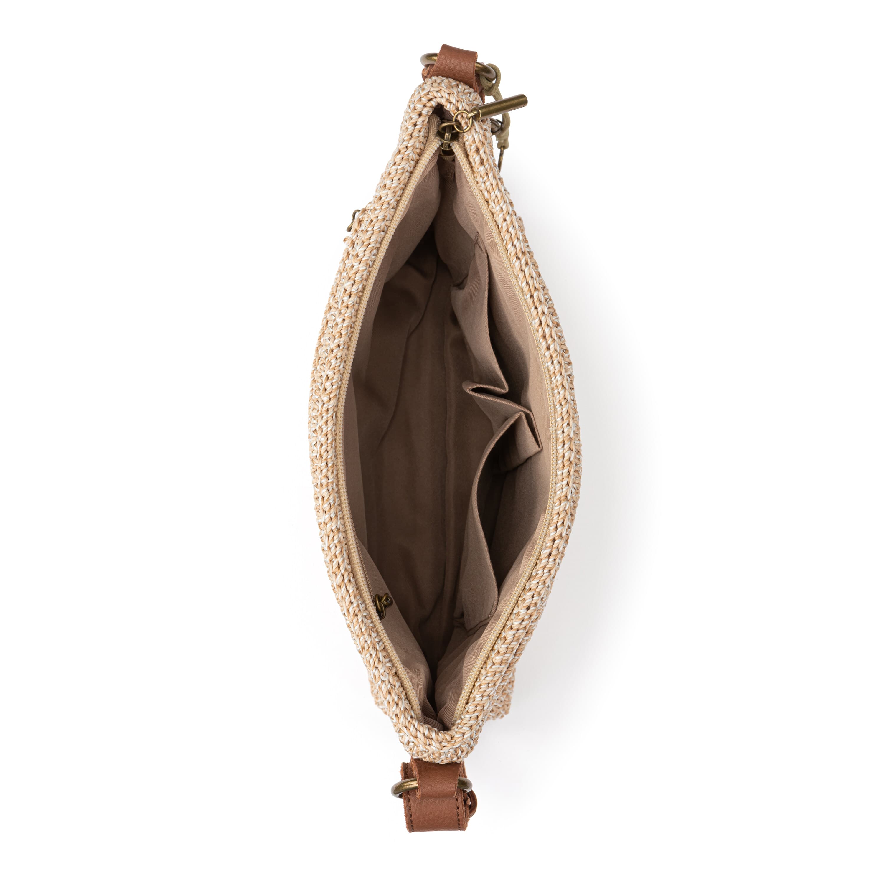 The Sak Melrose Crossbody - Hand Crochet - Bamboo Static
