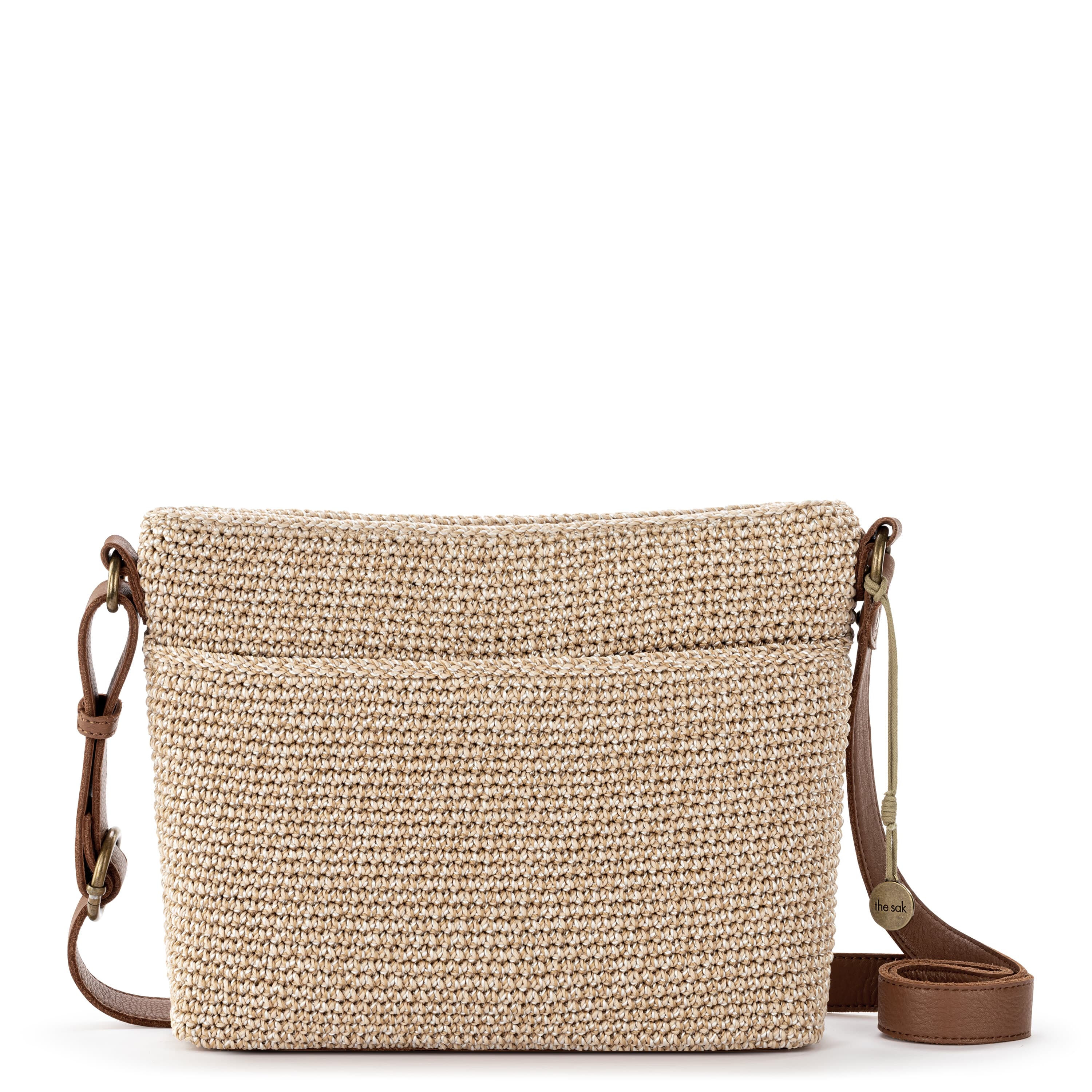 The Sak Melrose Crossbody - Hand Crochet - Bamboo Static