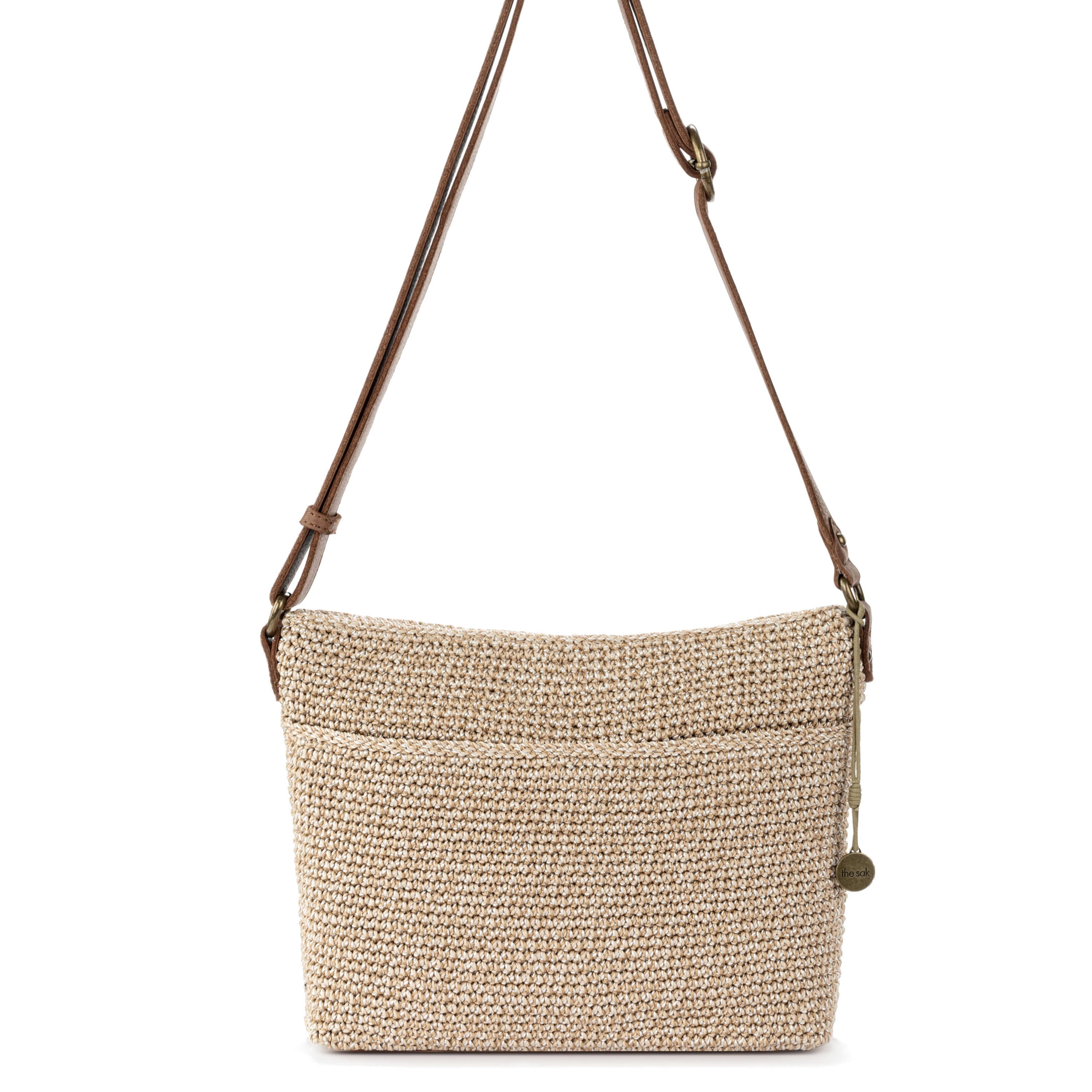 The Sak Melrose Crossbody - Hand Crochet - Bamboo Static