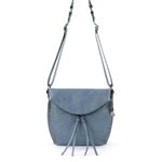 The Sak Silverlake Flap Crossbody - Leather - Maritime Wave Embossed