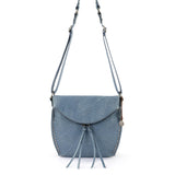 The Sak Silverlake Flap Crossbody - Leather - Maritime Wave Embossed