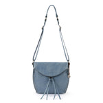 The Sak Silverlake Flap Crossbody - Leather - Maritime Wave Embossed