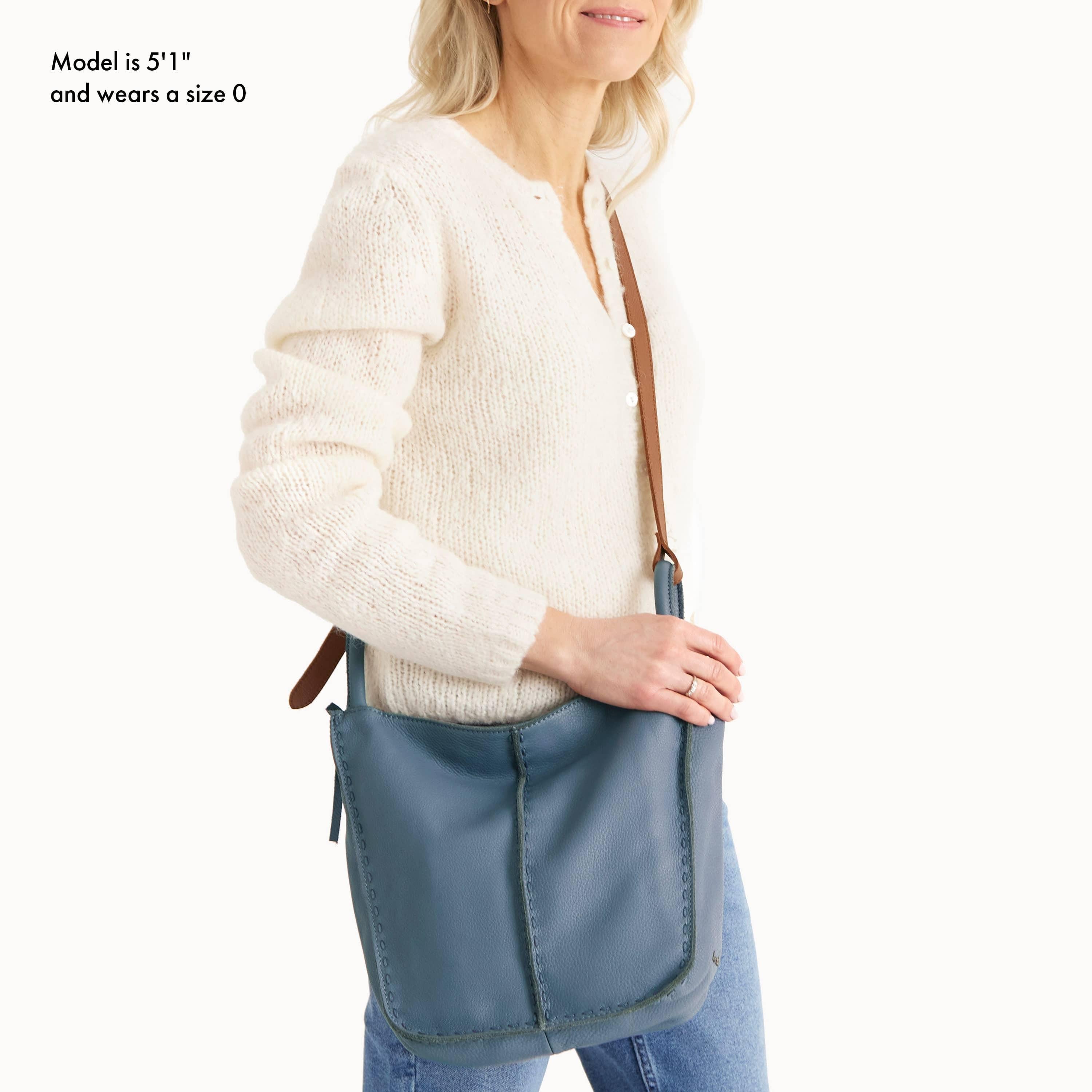 The Sak Los Feliz Crossbody - Leather - Maritime