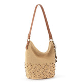 The Sak Sequoia Hobo - Hand Crochet - Bamboo Neutral Beads