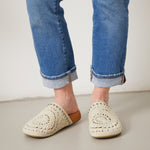 The Sak Bolinas Clog - Hand Crochet - Natural Medallion