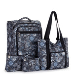 Sakroots On The Go 21" Spinner Luggage Bundle - EcoTwill - Midnight Seascape