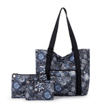 Sakroots On The Go 21" Spinner Luggage Bundle - EcoTwill - Midnight Seascape