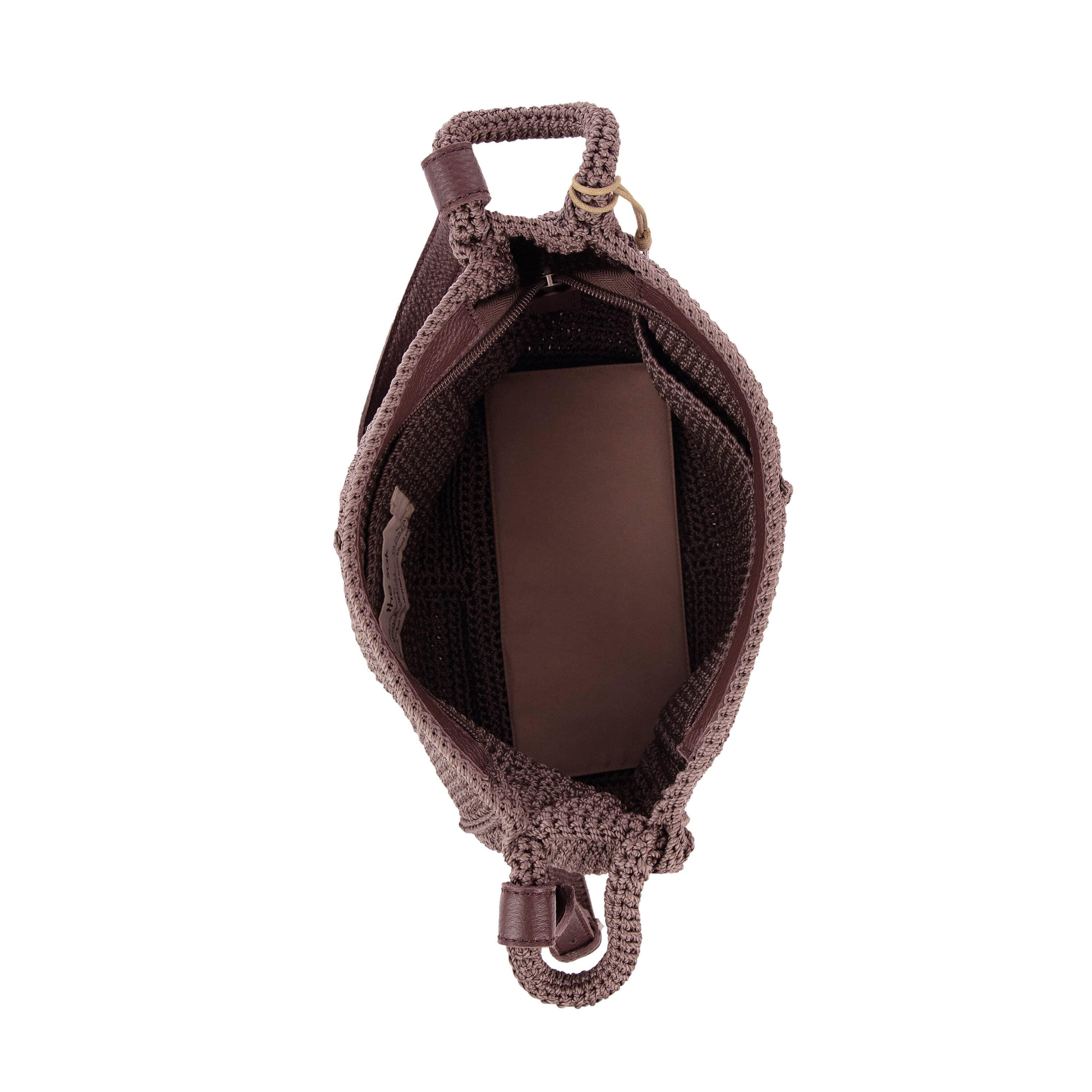 The Sak Los Feliz Crossbody - Hand Crochet - Mushroom