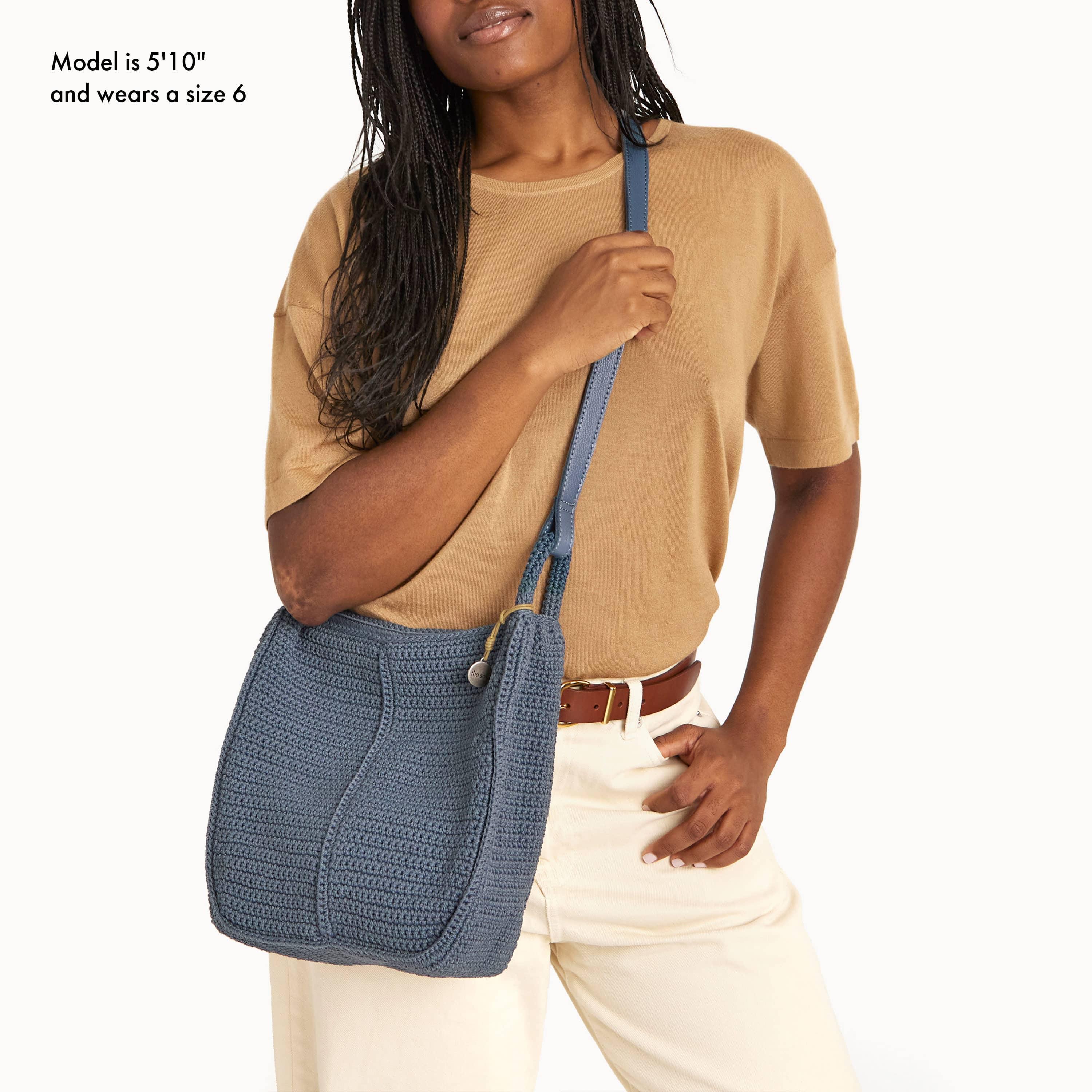 The Sak Los Feliz Crossbody - Hand Crochet - Maritime