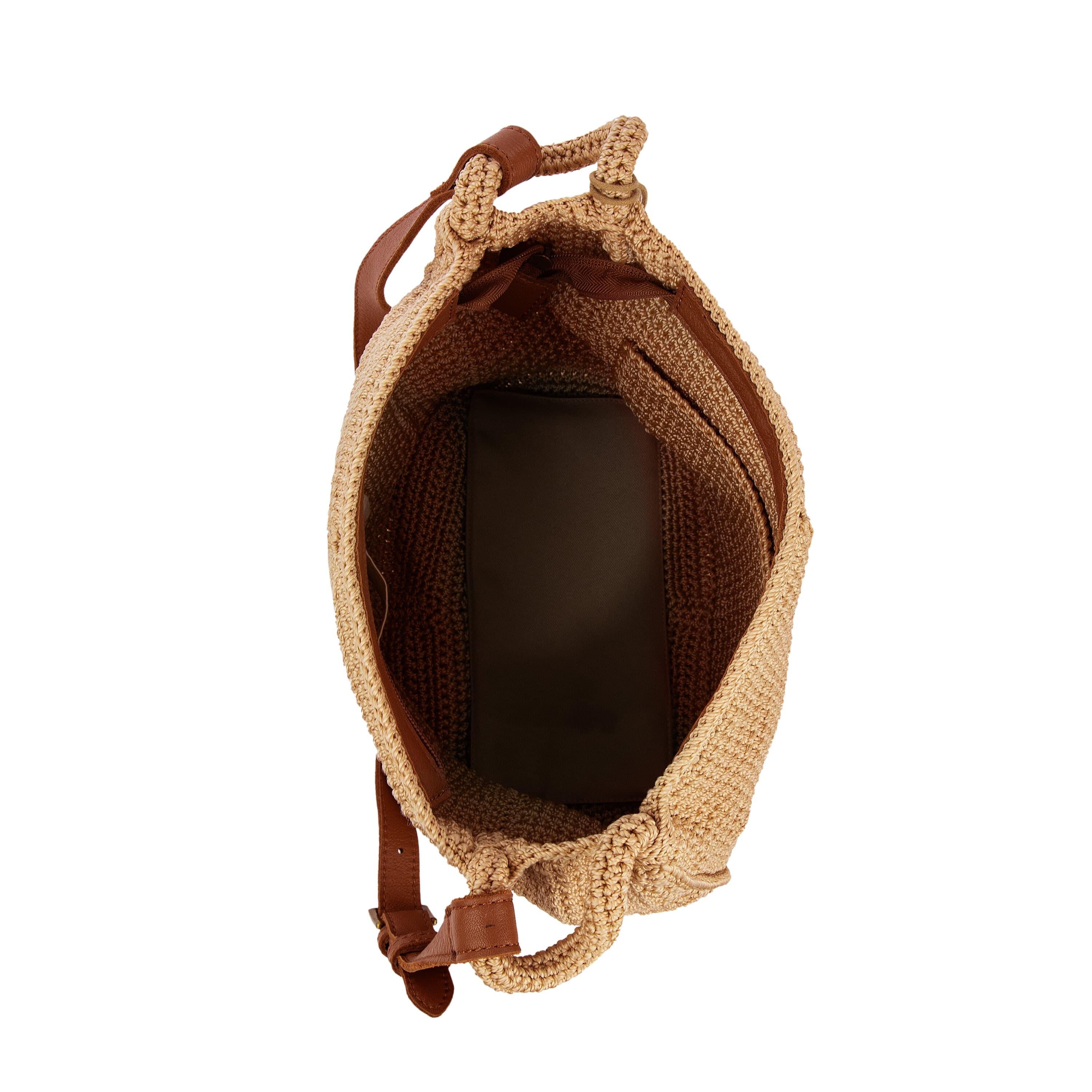 The Sak Los Feliz Crossbody - Hand Crochet - Bamboo