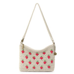 The Sak Lumi Crossbody - Hand Crochet - Natural Strawberries