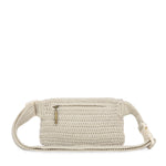 The Sak Caraway Small Belt Bag - Hand Crochet - Natural Strawberries