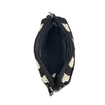 The Sak Cora Smartphone Crossbody - Hand Crochet - Black Check