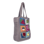 The Sak Lanie Market Tote - Hand Crochet - Fruit Vegetable Multi
