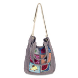 The Sak Lanie Market Tote - Hand Crochet - Fruit Vegetable Multi