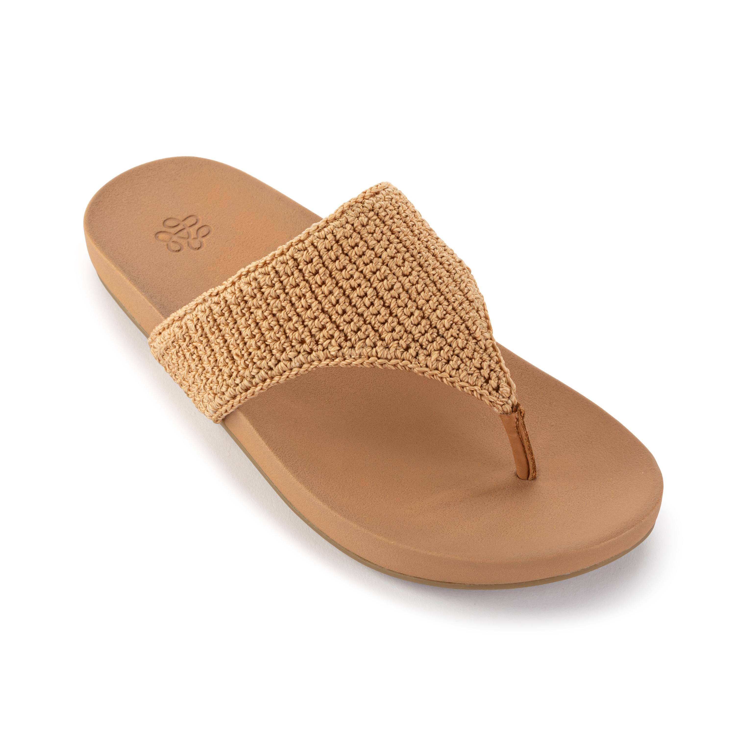 The Sak Everly Sandal - Hand Crochet - Bamboo