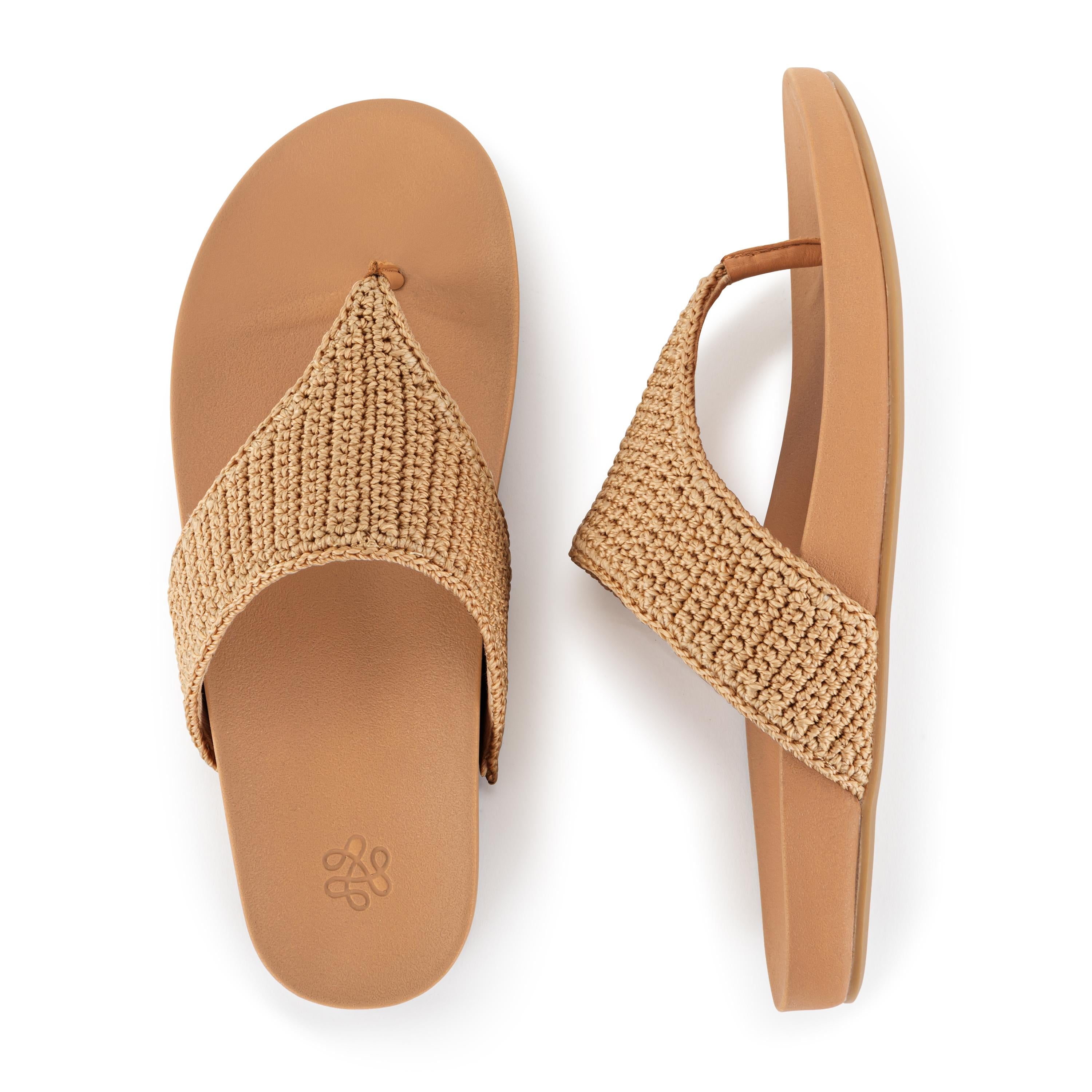 The Sak Everly Sandal - Hand Crochet - Bamboo