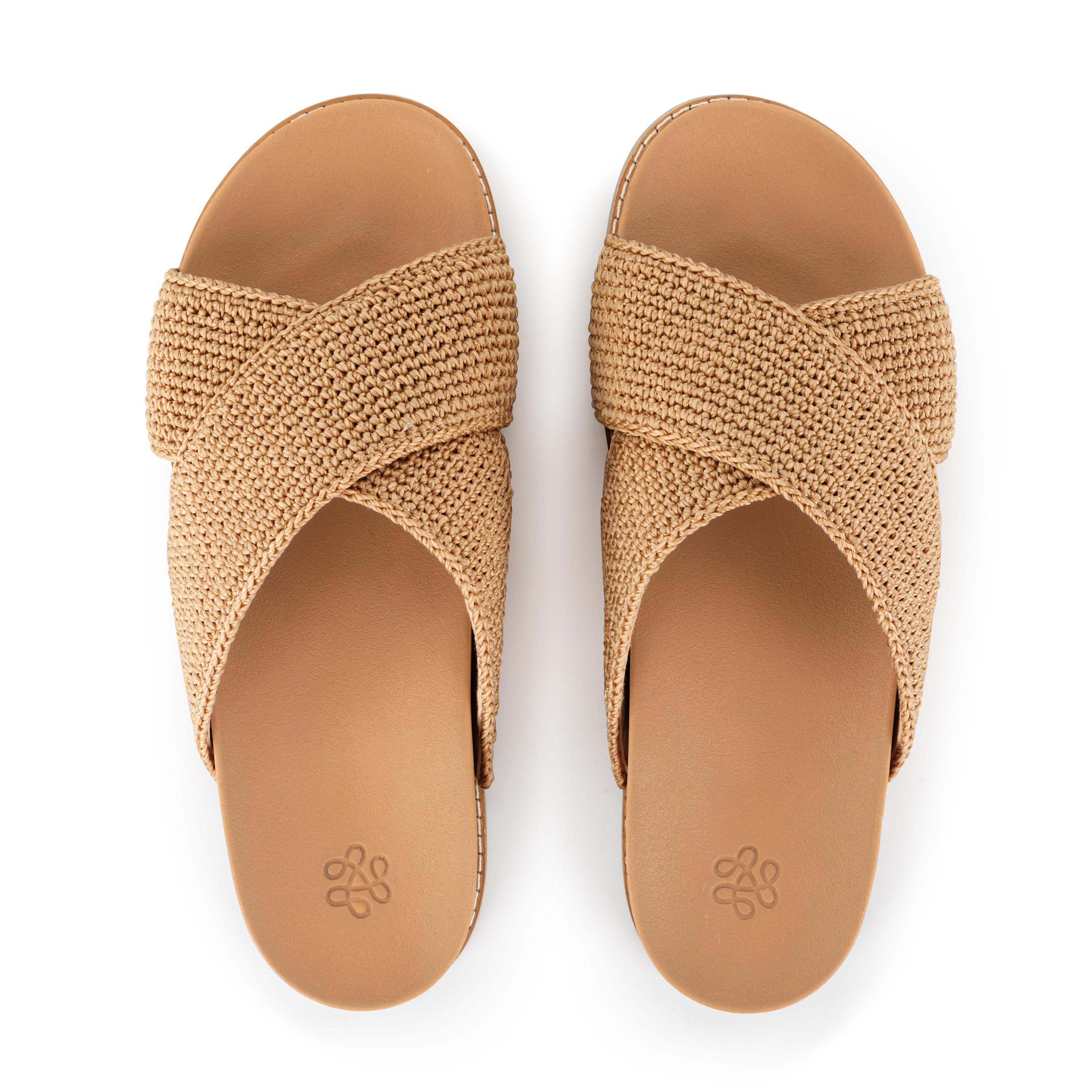 The Sak Penelope Sandal - Hand Crochet - Bamboo