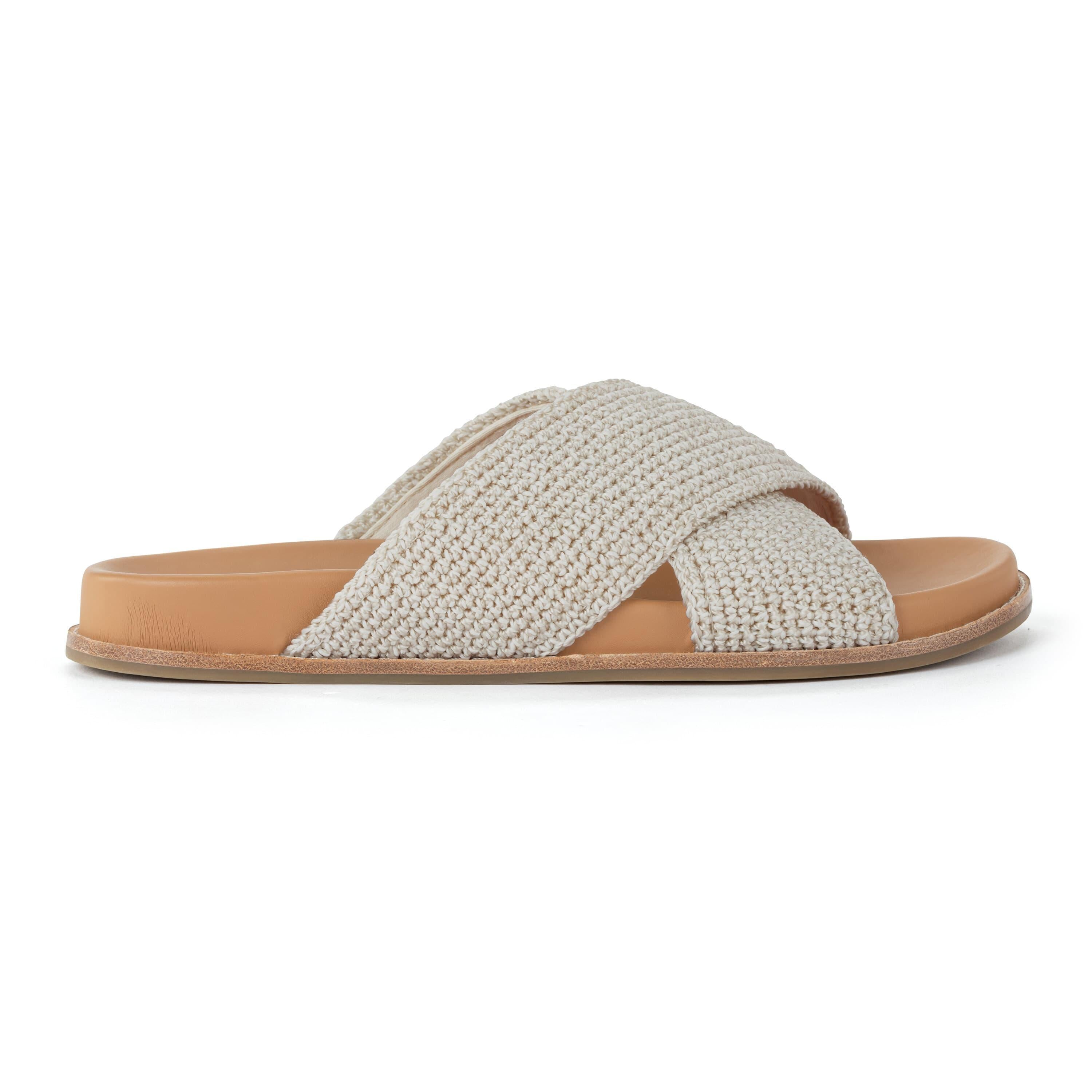 The Sak Penelope Sandal - Hand Crochet - Natural