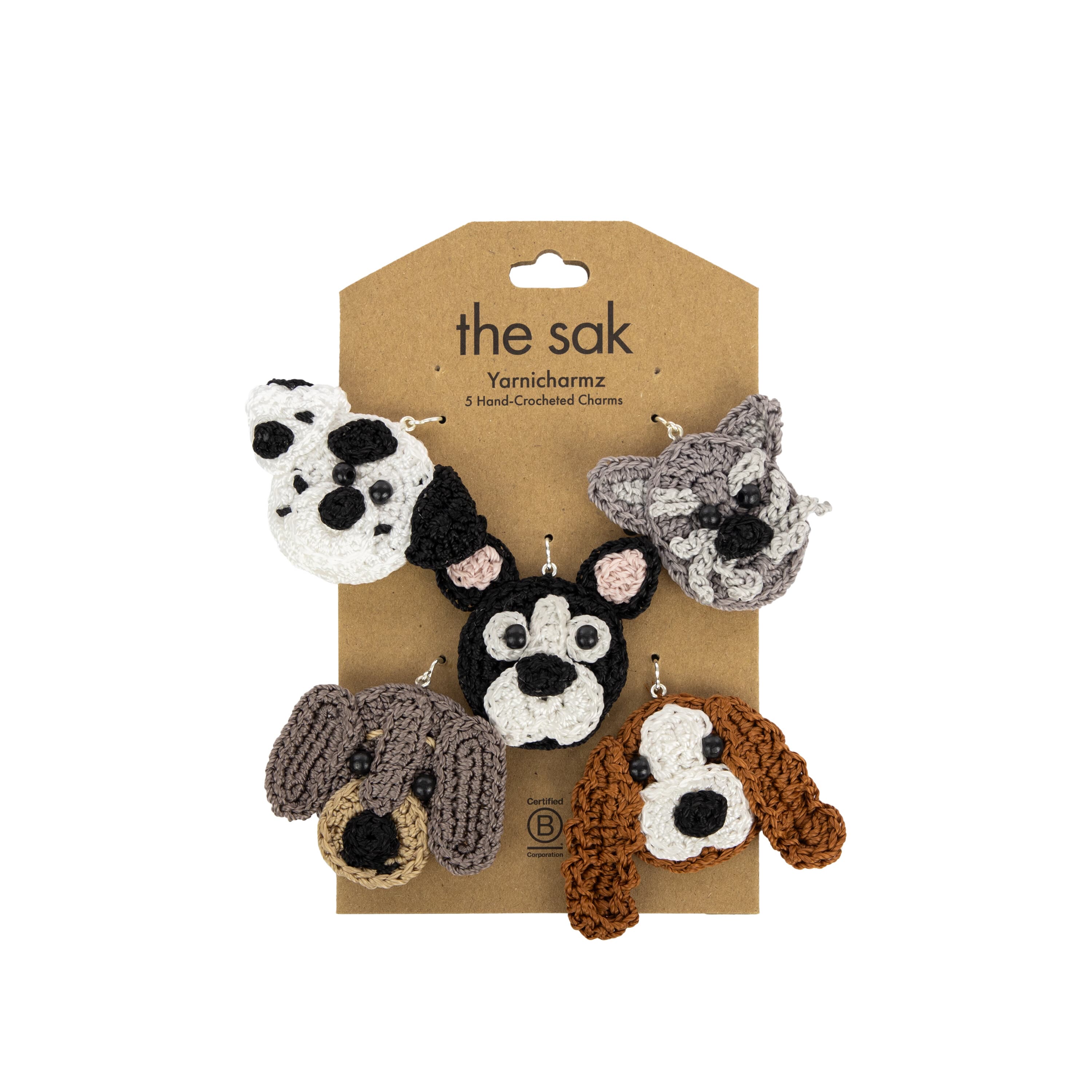 The Sak Yarnicharmz 5 Pack - Hand Crochet - Dogs