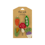 The Sak Yarnicharmz 5 Pack - Hand Crochet - Veggies