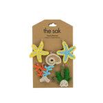 The Sak Yarnicharmz 5 Pack - Hand Crochet - Starfish