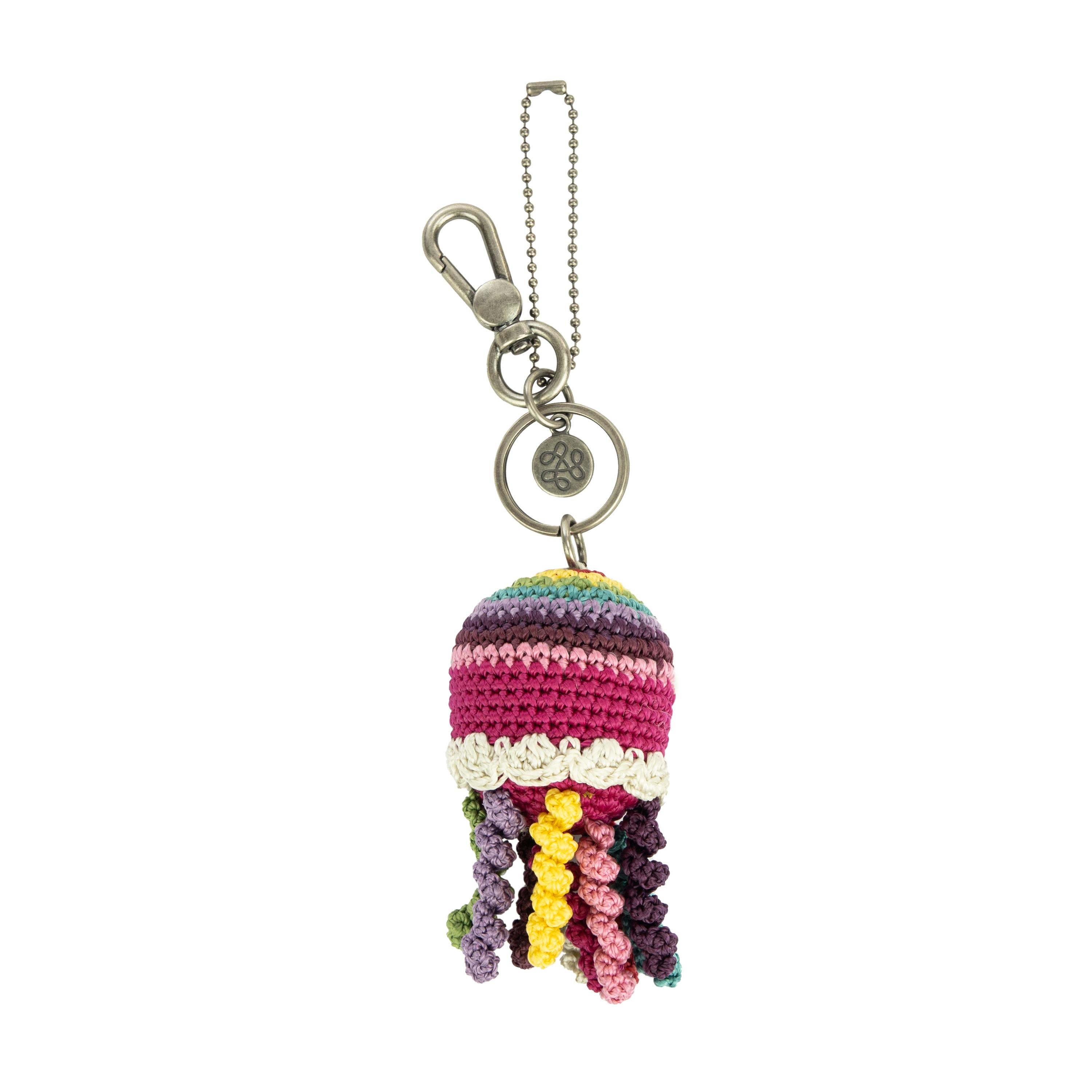 The Sak Yarnicharmz Dangle - Hand Crochet - Multi Jellyfish