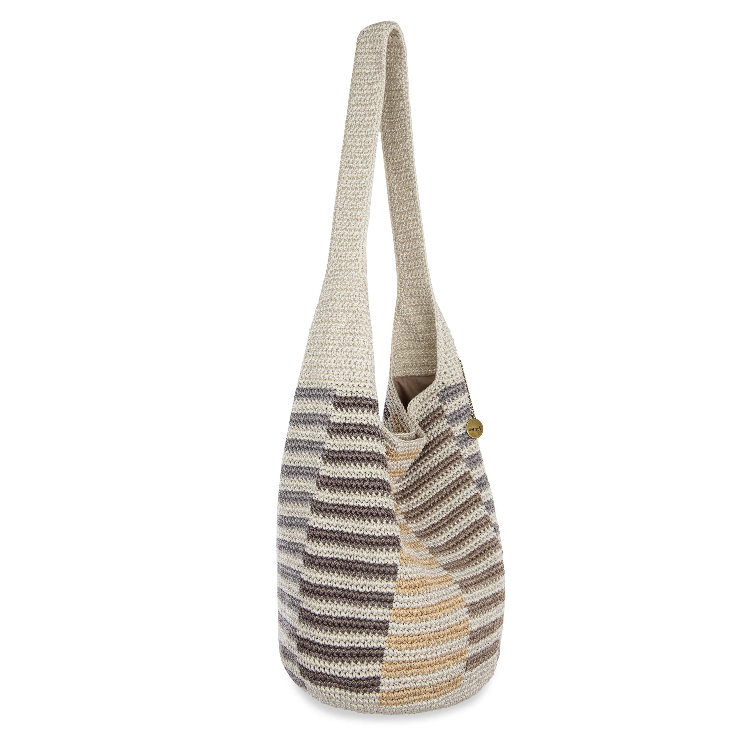 The Sak 120 Hobo - Hand Crochet - Serenity Stripe