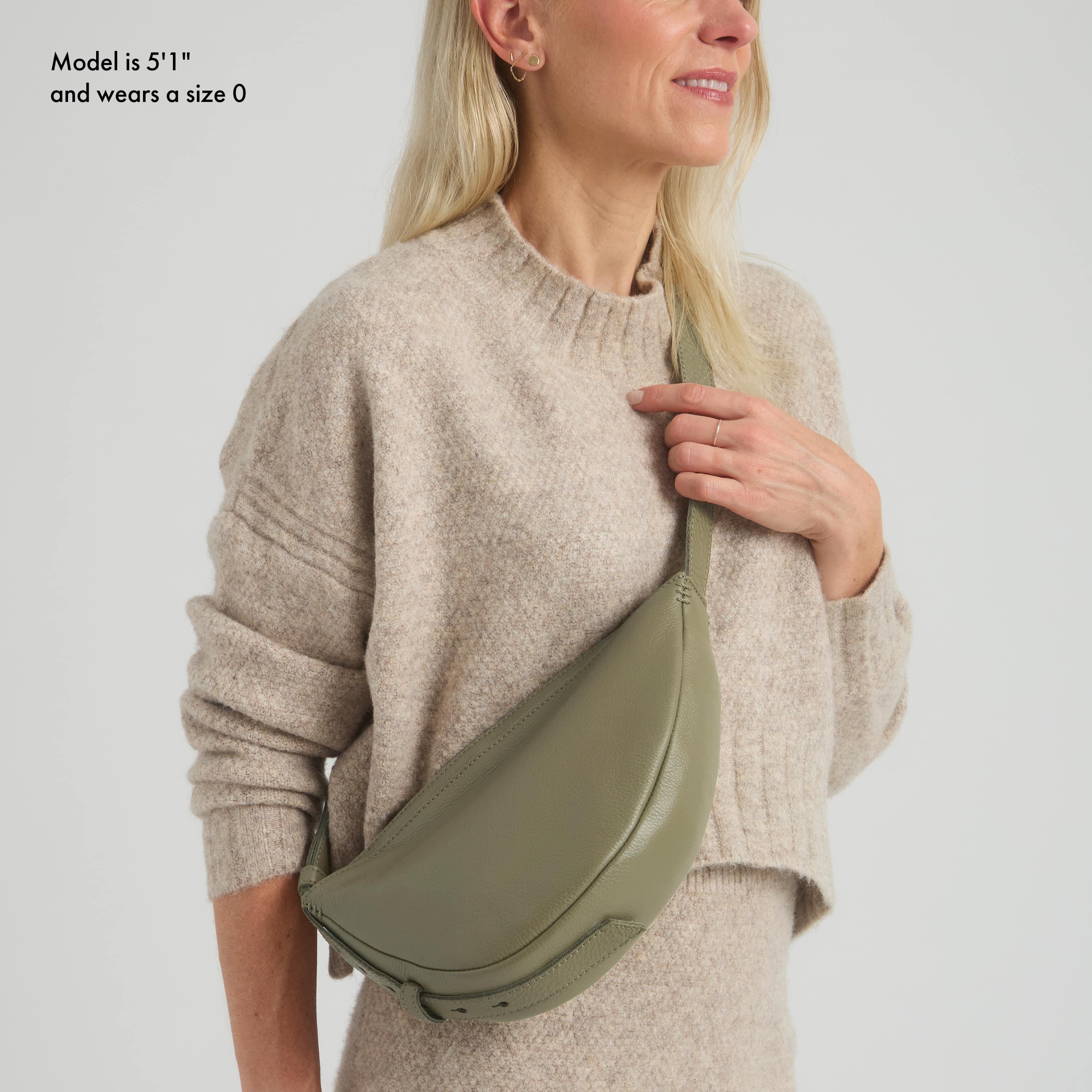 The Sak Tess Sling - Leather - Loden