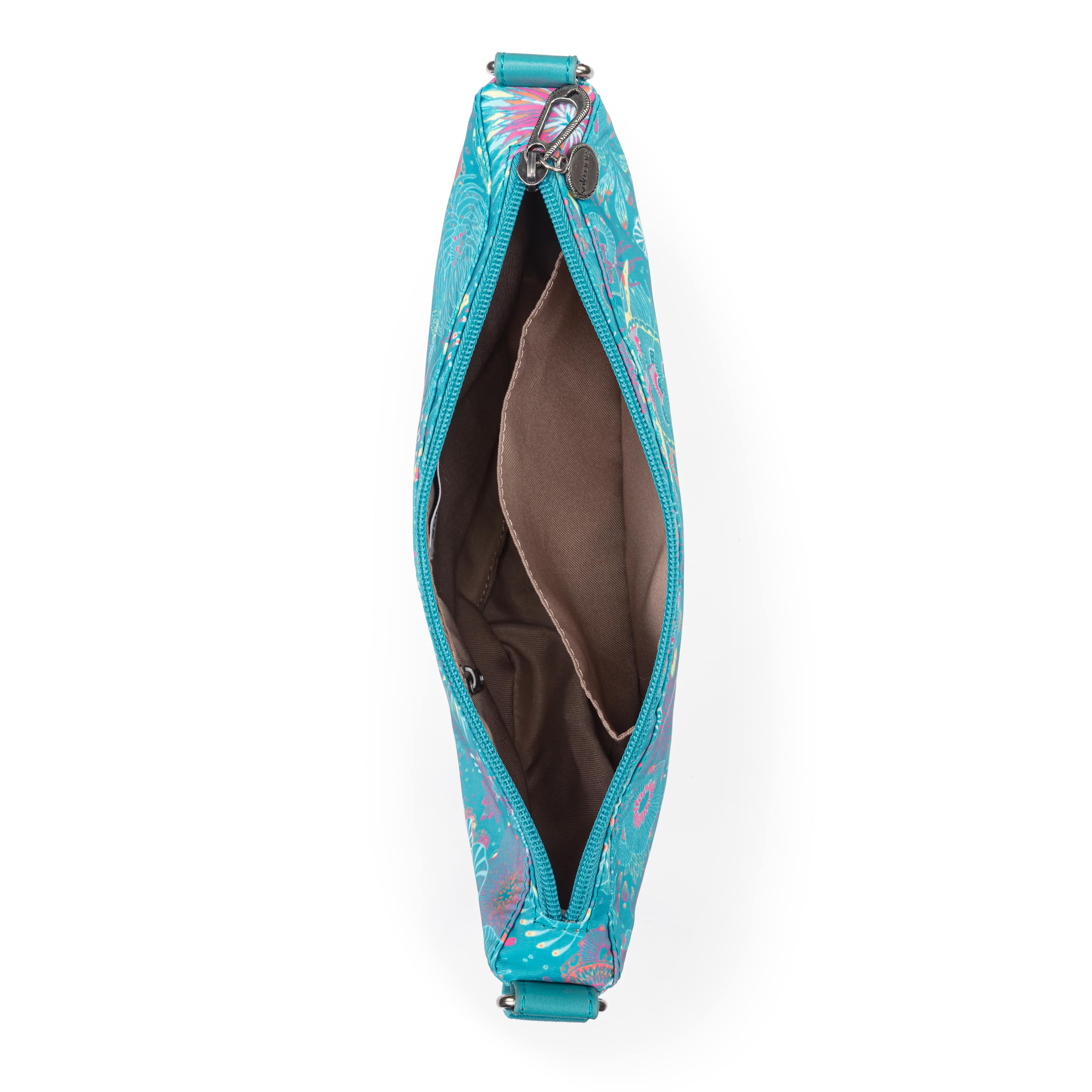 Sakroots Tess Sling - EcoTwill - Deep Teal Seascape