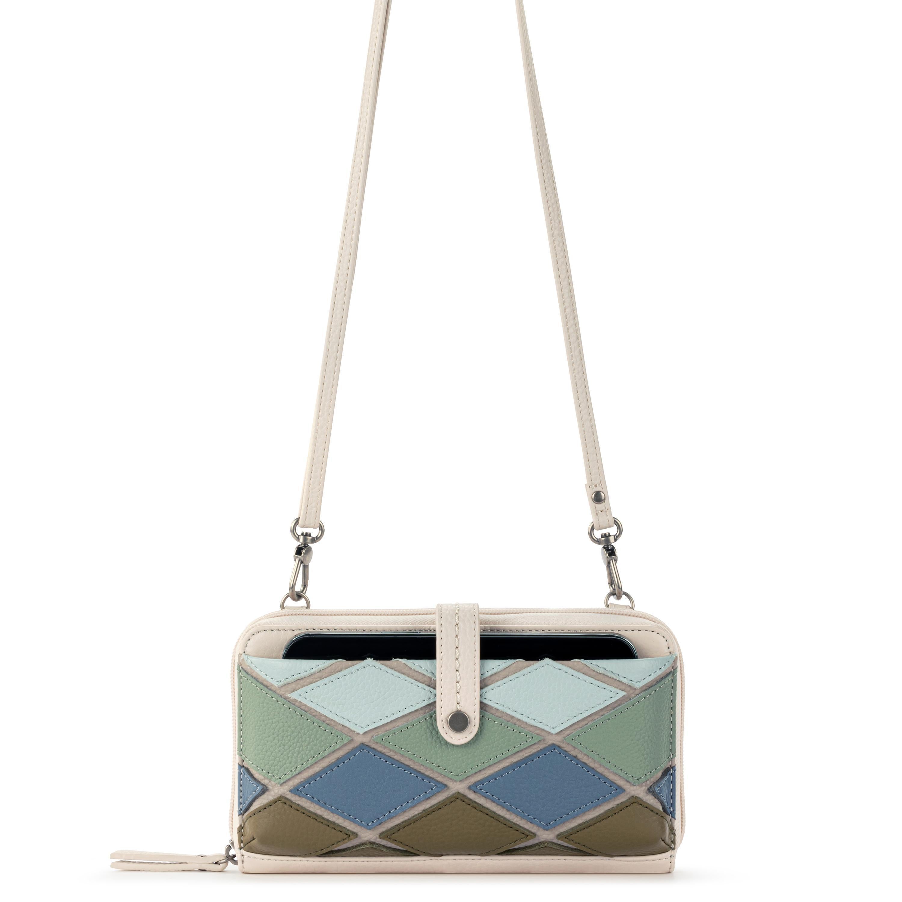 The Sak Iris Smartphone Wallet - Leather - Loden Multi Patch