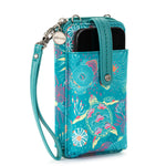 Sakroots Salinas Smartphone Wallet - EcoTwill - Deep Teal Seascape