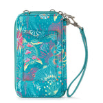Sakroots Salinas Smartphone Wallet - EcoTwill - Deep Teal Seascape