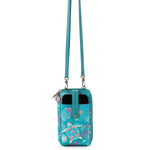 Sakroots Salinas Smartphone Wallet - EcoTwill - Deep Teal Seascape