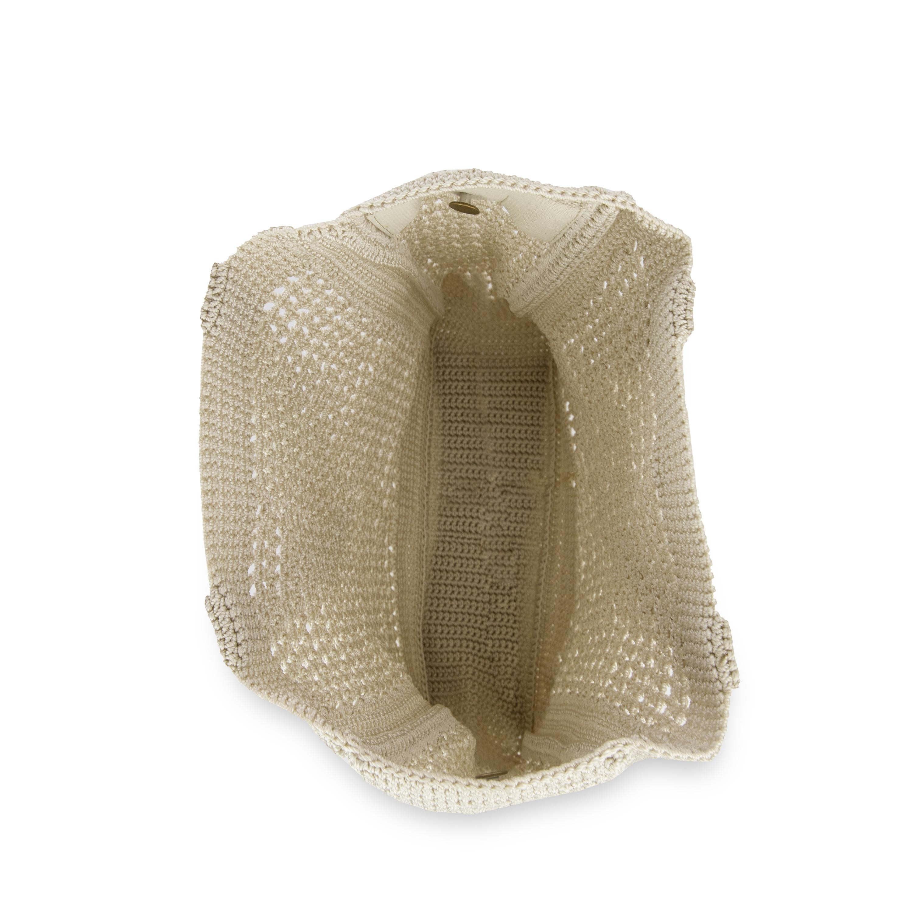 The Sak Lanie Market Tote - Hand Crochet - Natural Fruit