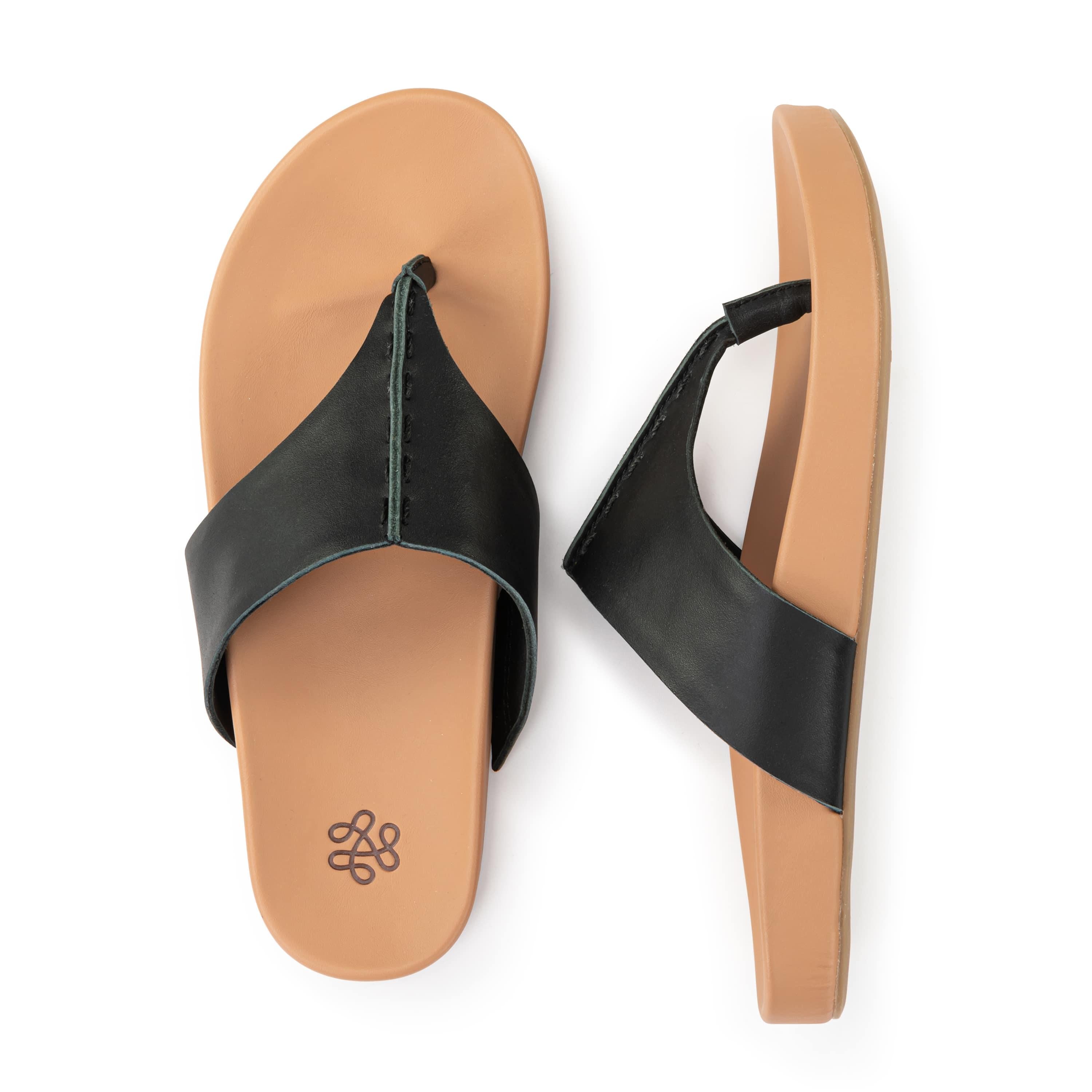 The Sak Everly Sandal - Leather - Black