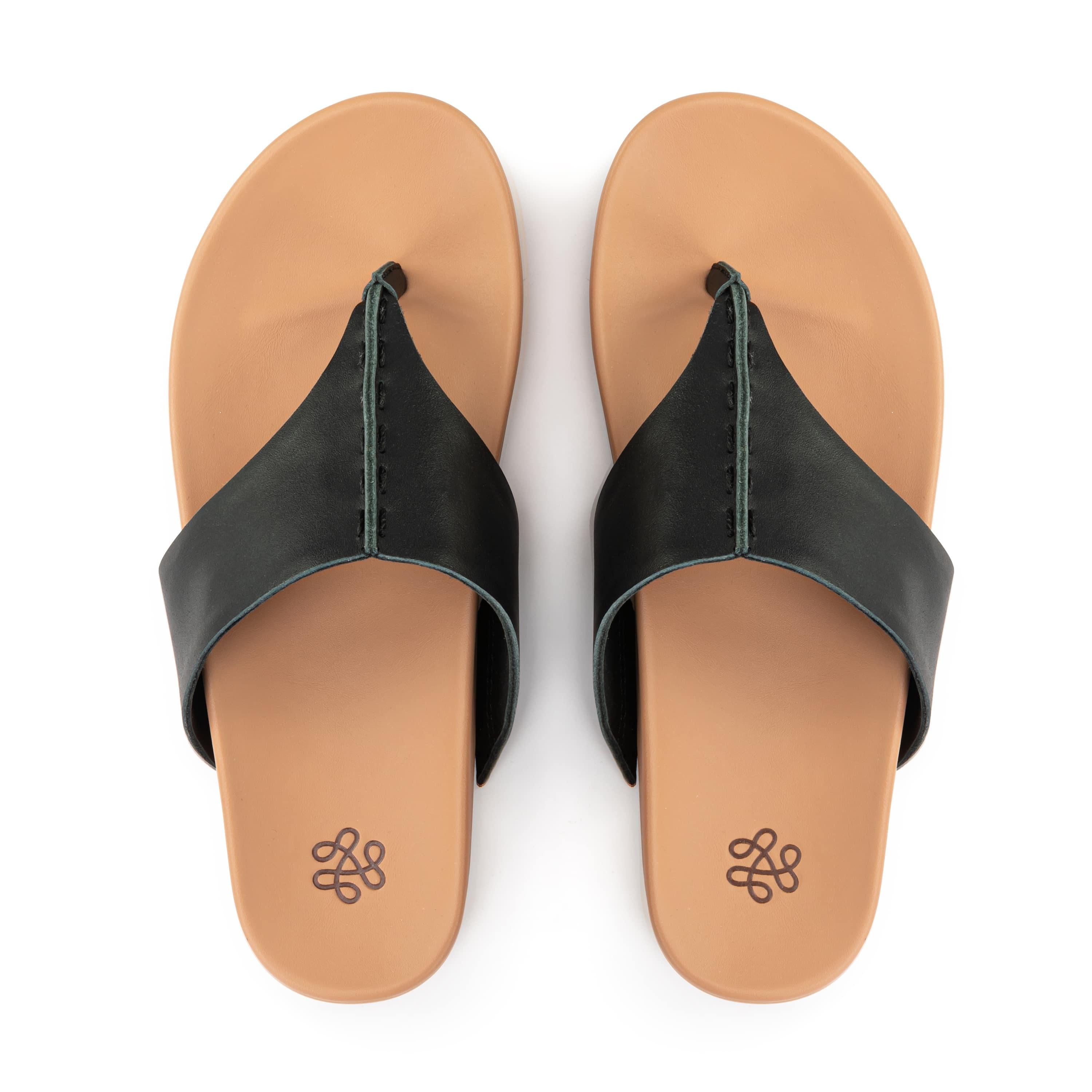 The Sak Everly Sandal - Leather - Black