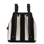 The Sak Sayulita Backpack - Hand Crochet - Black Stripe