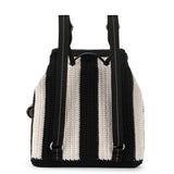 The Sak Sayulita Backpack - Hand Crochet - Black Stripe