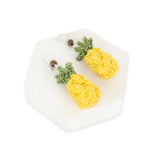 The Sak Cyrus Charm Earrings - Hand Crochet - Pineapple