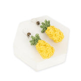 The Sak Cyrus Charm Earrings - Hand Crochet - Pineapple