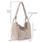 The Sak Los Feliz Hobo - Leather - Sand Suede