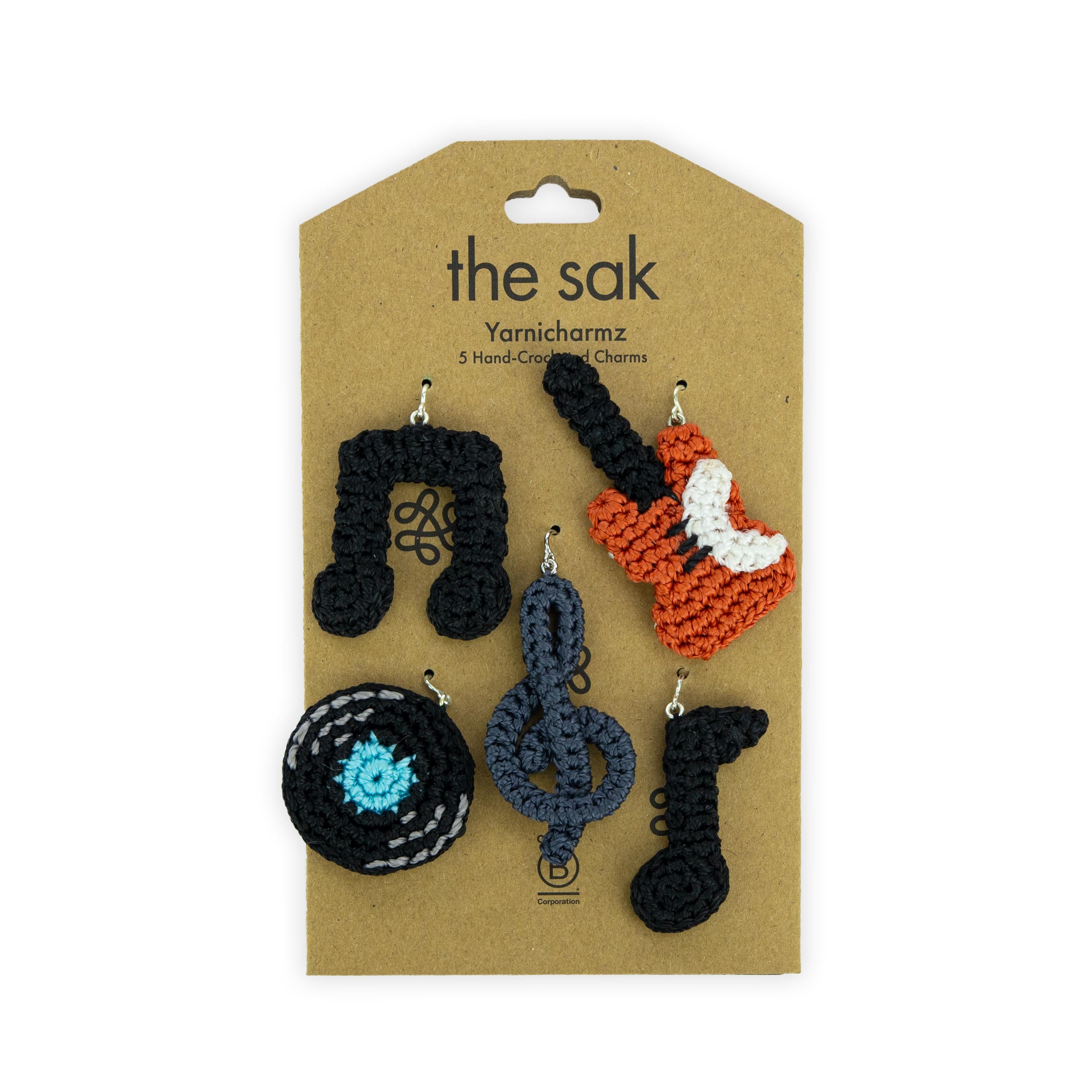The Sak Yarnicharmz 5 Pack - Hand Crochet - Music