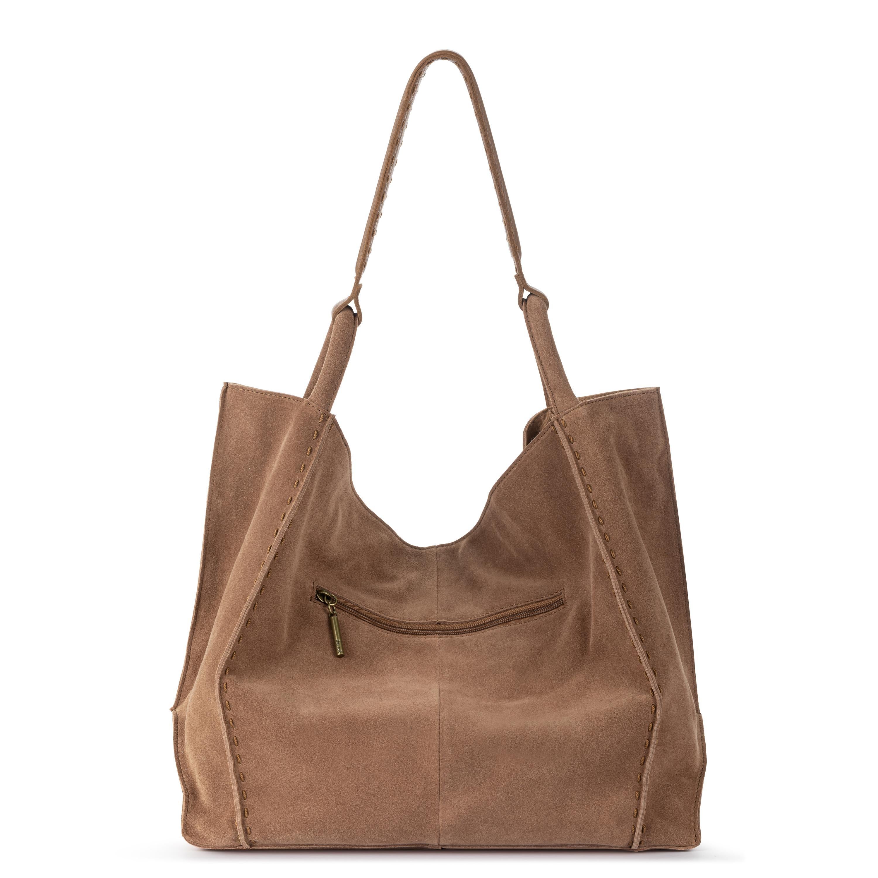 The Sak Los Feliz Large Tote - Leather - Tobacco Suede