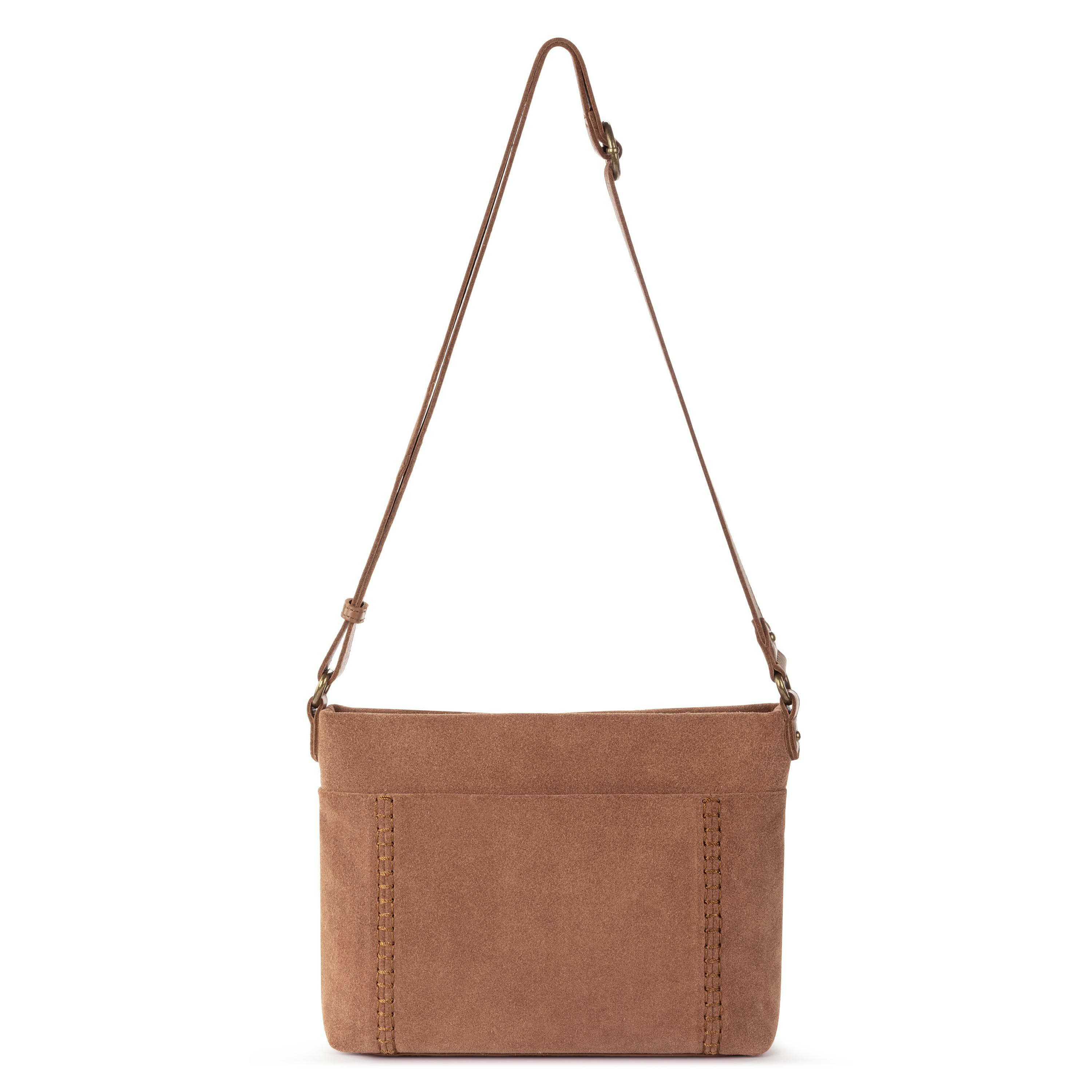 The Sak Melrose Crossbody - Leather - Tobacco Suede
